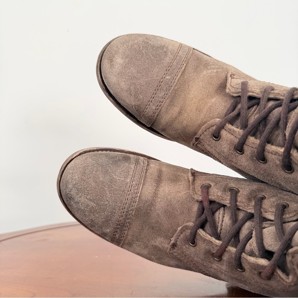 All Saints Women’s Combat Lace-Up Lined Winter Boots | US 7.5 - Picture 5 of 9